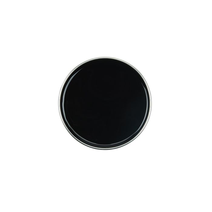 Top view of an open can of GiGi Dark Honee showing its almost black, dark brown color Top view of an open can of GiGi Dark Honee showing its almost black, dark brown color