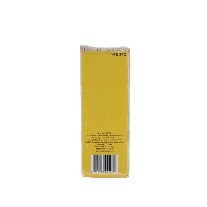 Back of GiGi Large Applicators packaging showing product information and barcode