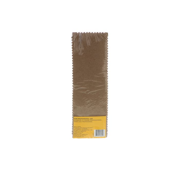 Back details of a waxing strip with a barcode at the lower part of the packaging