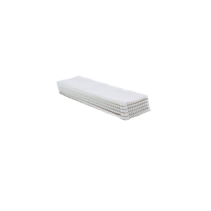 Three-dimensional of a white waxing strip isolated in white color background