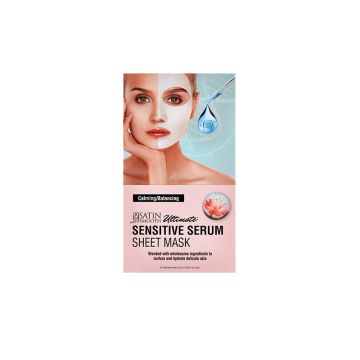 Satin Smooth, Sensitive Serum Sheet Mask, Calming/Balancing, 1 Pc