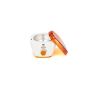 Angled top view of GiGi Honee Wax Warmer with its orange lid propped up against its left side thumbnail