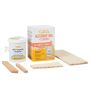 GiGi All Purpose Honee Microwave Wax & Essentials box alongside Honee Wax canister, Accu Edge Applicators, & Muslin Strips  thumbnail